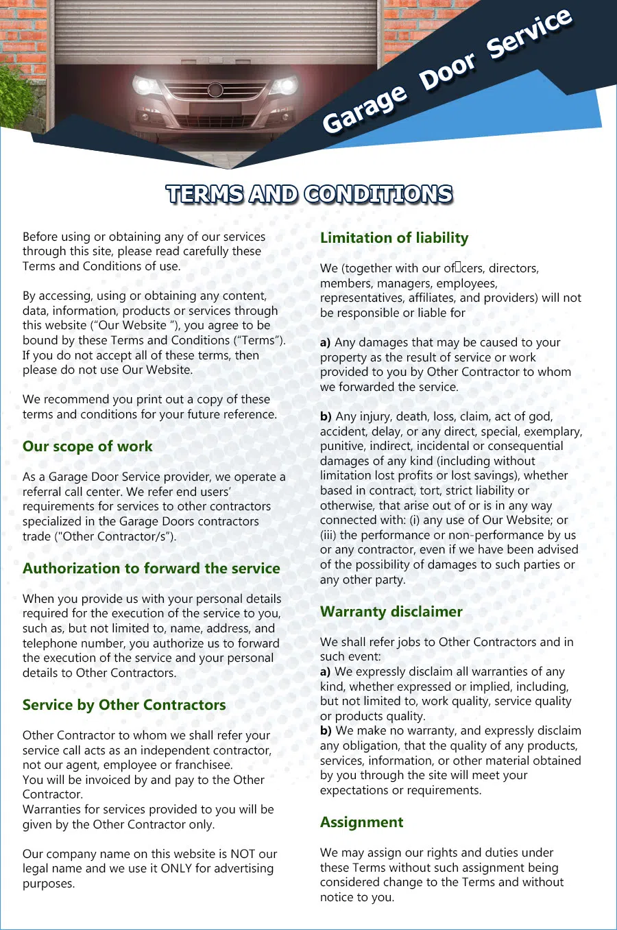 Eagle Garage Door Service Atlanta, GA 404-692-7155